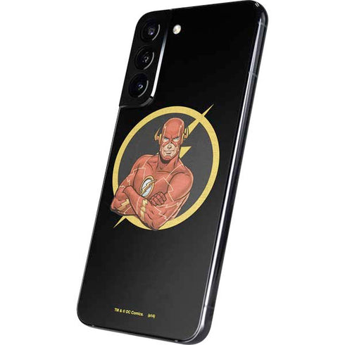 DC Comics The Flash Folded Arms Pose Galaxy S22 Plus Skin